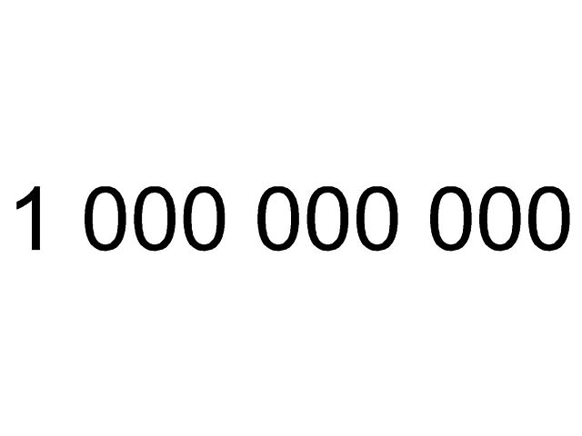 eine Milliarde